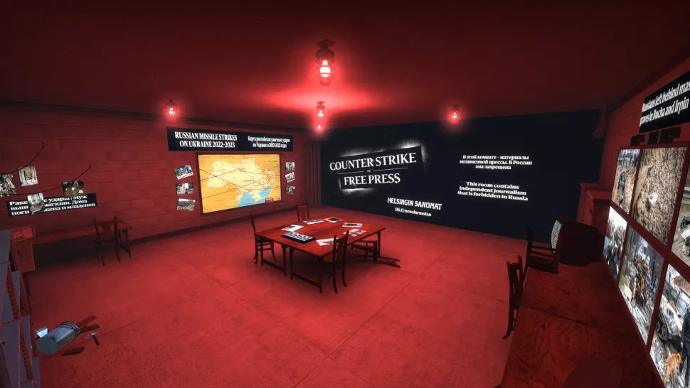Mapa w grze „Counter-Strike: Global Offensive” jako platforma do informowania o wojnie w Ukrainie