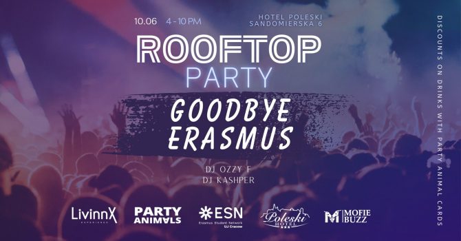 GOODBYE ERASMUS ROOFTOP PARTY 3rd edition!