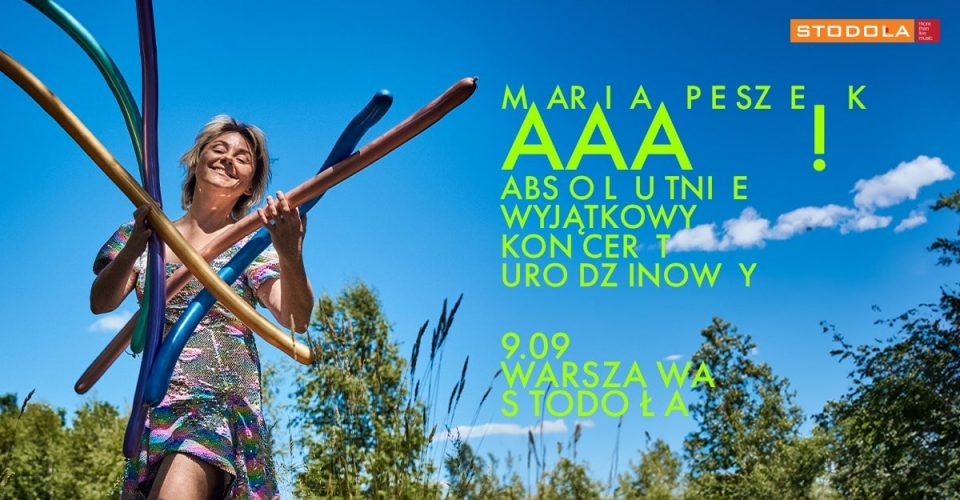 Maria Peszek, AAA! ABSOLUTNIE WYJĄTKOWY KONCERT URODZINOWY, 09.09.2023, Klub Stodoła