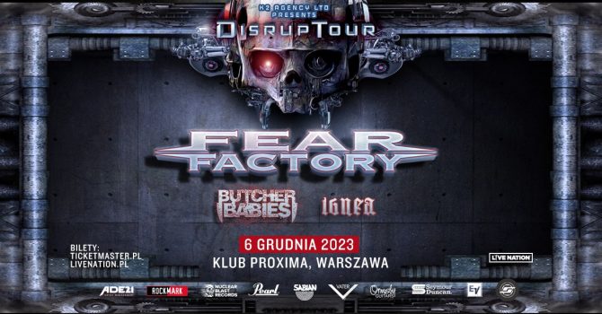 Fear Factory - DisrupTour - 06.12.2023, Klub Proxima, Warszawa