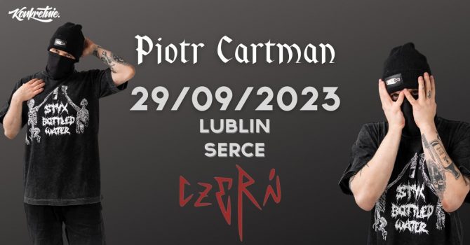 Koncert PIOTR CARTMAN 29.09.2023 - Lublin, Serce