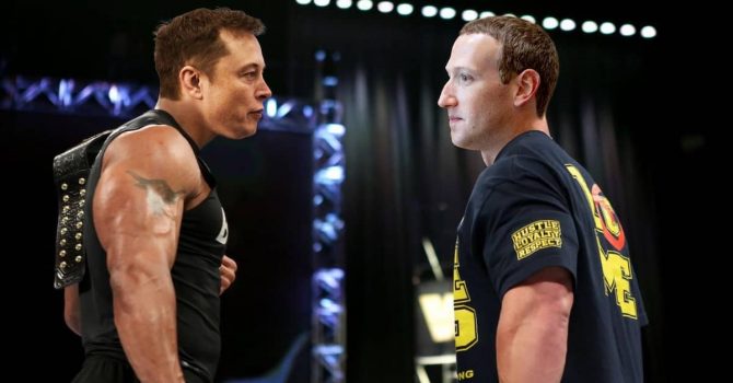 Mark Zuckerberg i Elon Musk nie spotkają się w oktagonie? „Tchórz”