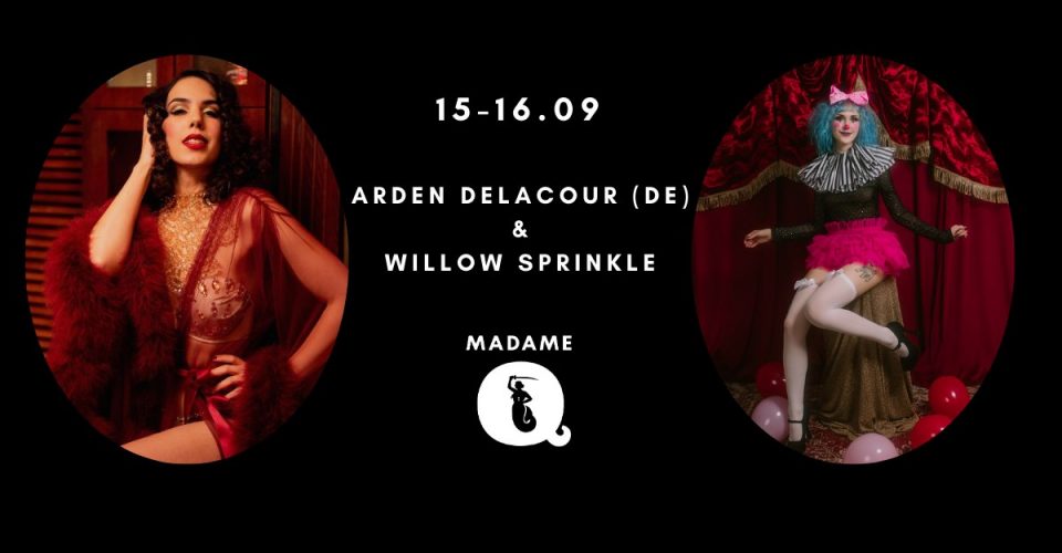 Burleska na żywo: Arden Delacour (DE) & Willow Sprinkle