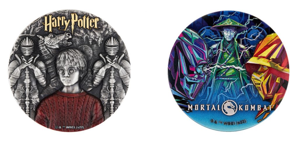 Do sprzedaży trafią monety kolekcjonerskie z „Harrym Potterem” i „Mortal Kombat”