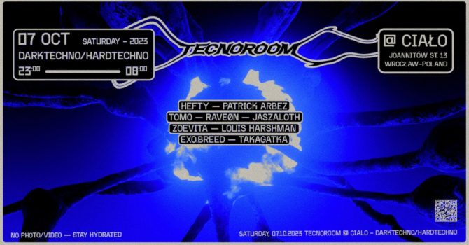 tecnoroom at Ciało | HARD TECHNO x DARK TECHNO | sobota, 7.10.2023