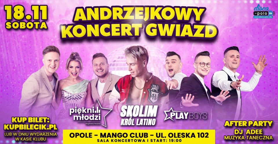 Andrzejkowy koncert GWIAZD - Opole 2023