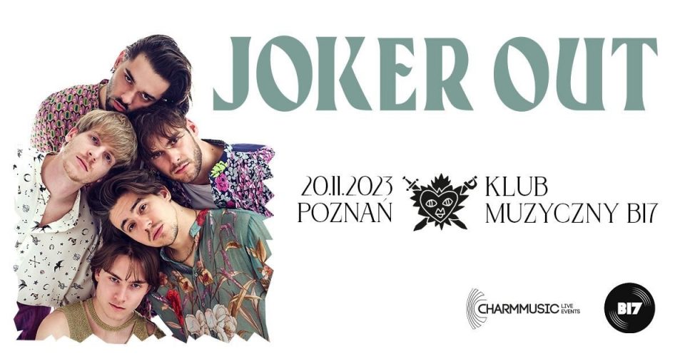 Joker Out | Klub Muzyczny B17, Poznań | 20 listopada 2023