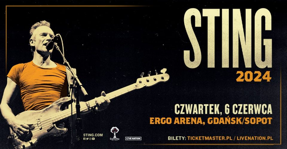 STING WORLD TOUR 2024 Gdańsk/Sopot 6 czerwca 2024 ERGO ARENA