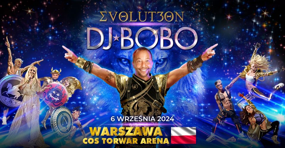 DJ BoBo w Warszawie - EVOLUT3ON TOUR 2024