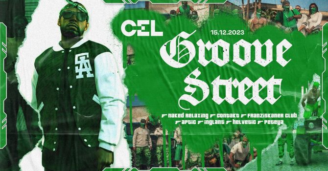CEL x GROOVE STREET: naked relaxing