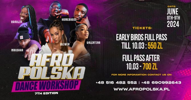 AfroPolska 7- Dance Workshops 2024
