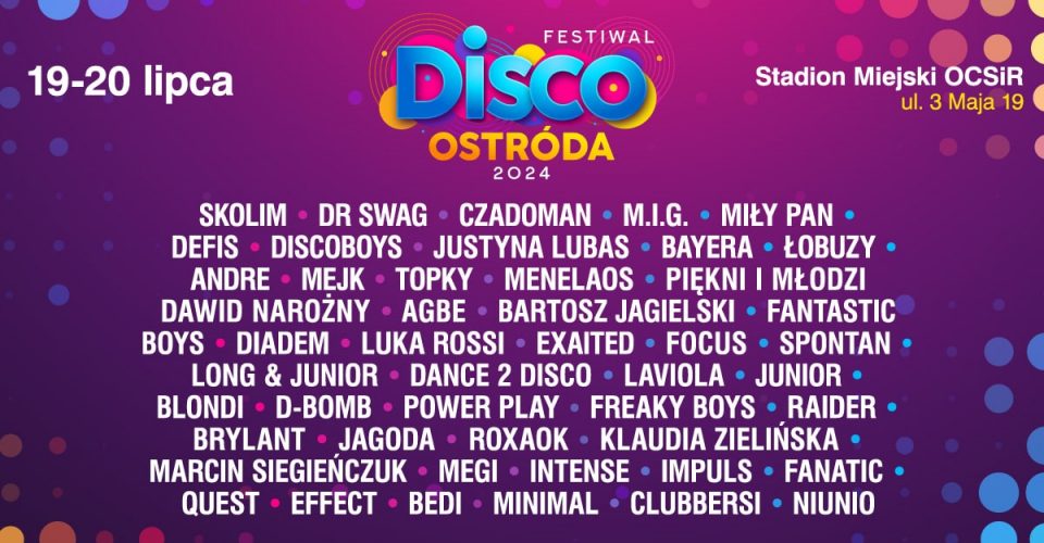 Festiwal Disco Ostróda 2024