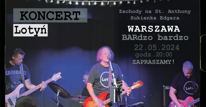Koncert Lotyń | WARSZAWA | klub BARdzo bardzo.