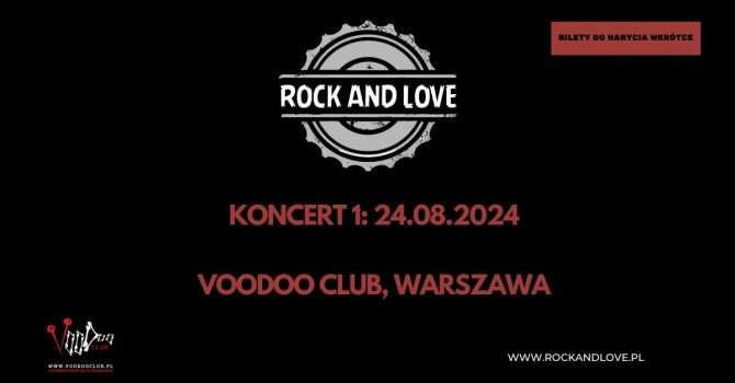 ROCK AND LOVE 2024 Koncert 1, Warszawa, VooDoo Club