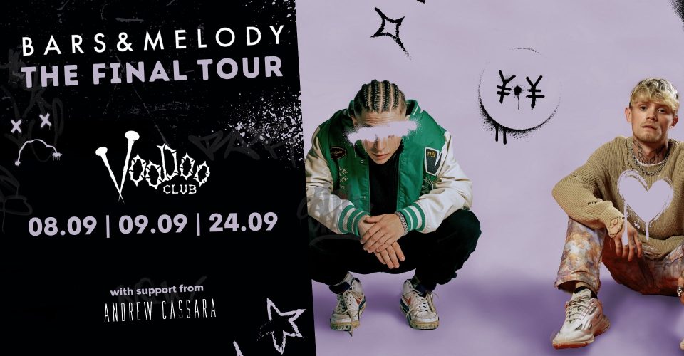 Bars & Melody - The Final Tour + Andrew Cassara | KONCERT #3 | Warszawa | VooDoo Club