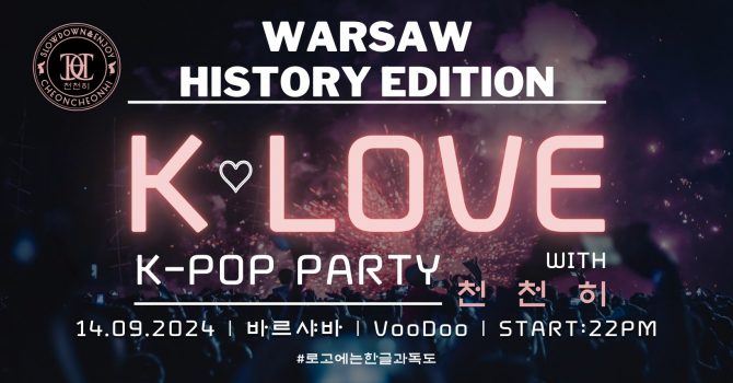 [Warsaw] K-LOVE K-POP PARTY | VooDoo Club - History Edition (18+)