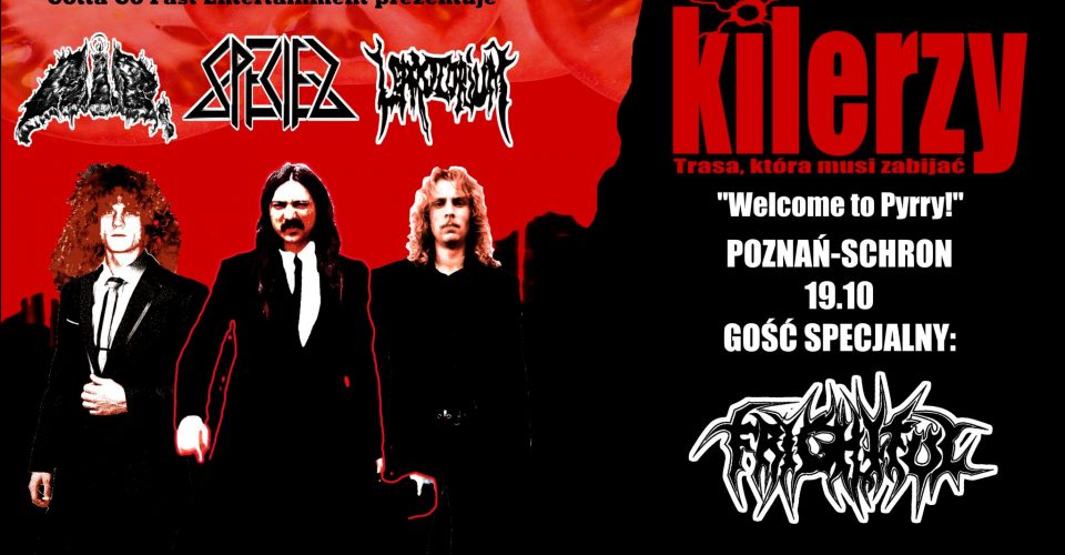 KILERZY TOUR | Species x R.I.P. x Leprozorium x Frightful | Poznań, Schron