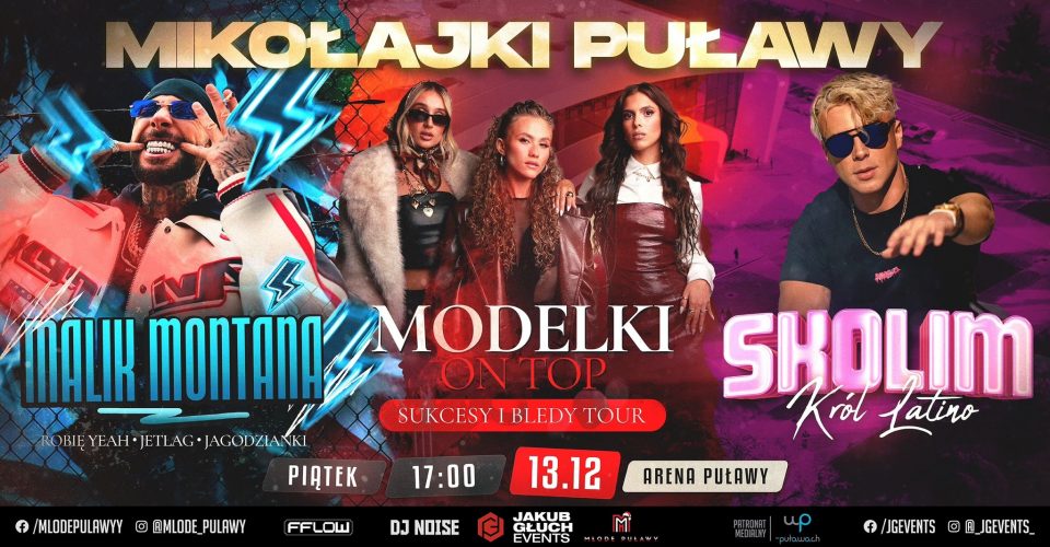 Mikołajki: Skolim, Modelki, Malik Montana | Arena Puławy