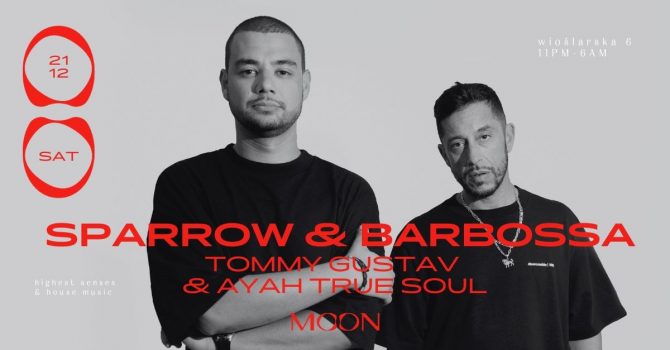 MOON PRESENTS: SPARROW & BARBOSSA | Warszawa