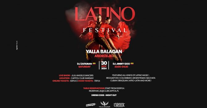 Festival Latino | Capitol Club Warsaw