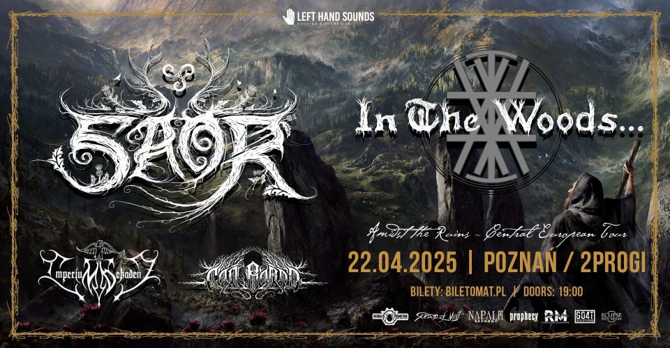 SAOR, IN THE WOODS, IMPERIUM DEKADENZ, CAN BARDD | Poznań