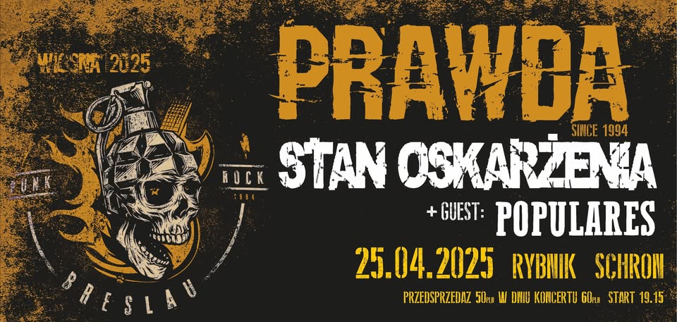 PRAWDA + STAN OSKARŻENIA + POPULARES | Rybnik