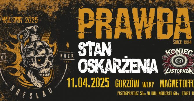 PRAWDA + STAN OSKARŻENIA+ KONIEC LISTOPADA | Gorzów Wielkopolski