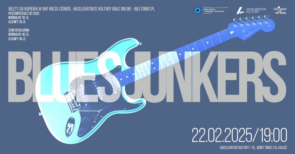 Ciśnienie na muzykę - BLUES JUNKERS | Kalisz