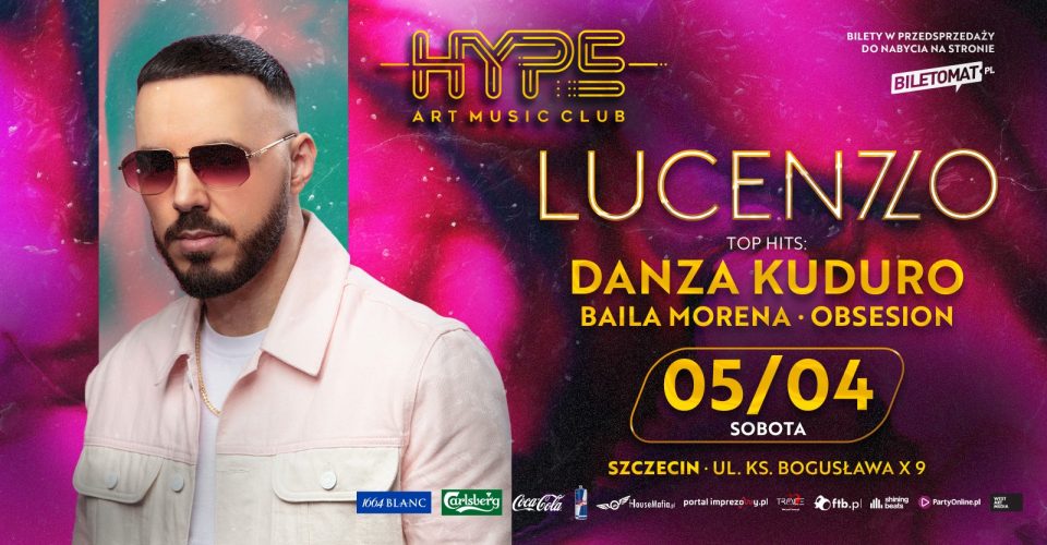 LUCENZO w Hype Club w Szczecinie