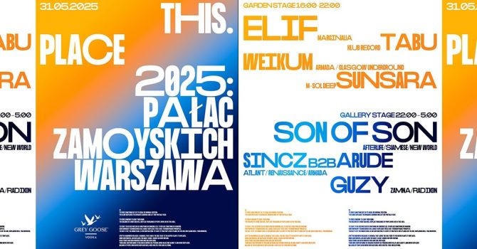 this.place warsaw w. Son of Son, ELIF, Guzy & more... Pałac Zamoyskich | Foksal 1/2