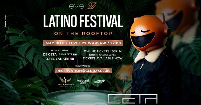 Rooftop Latino Festival | level 27 Warsaw