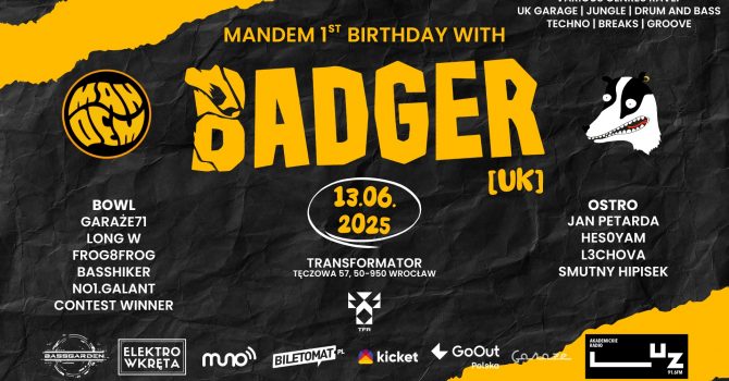 MANDEM 1st Birthday with BADGER [UK]
