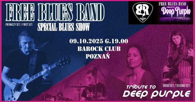 Free Blues Band - Tribute to Deep Purple | Special Blues Show | Poznań