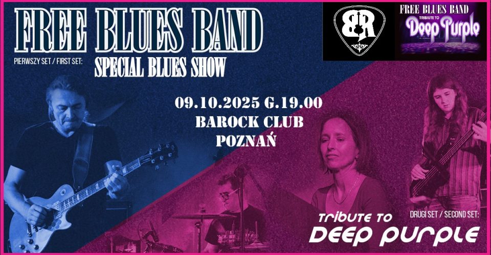 Free Blues Band - Tribute to Deep Purple | Special Blues Show | Poznań