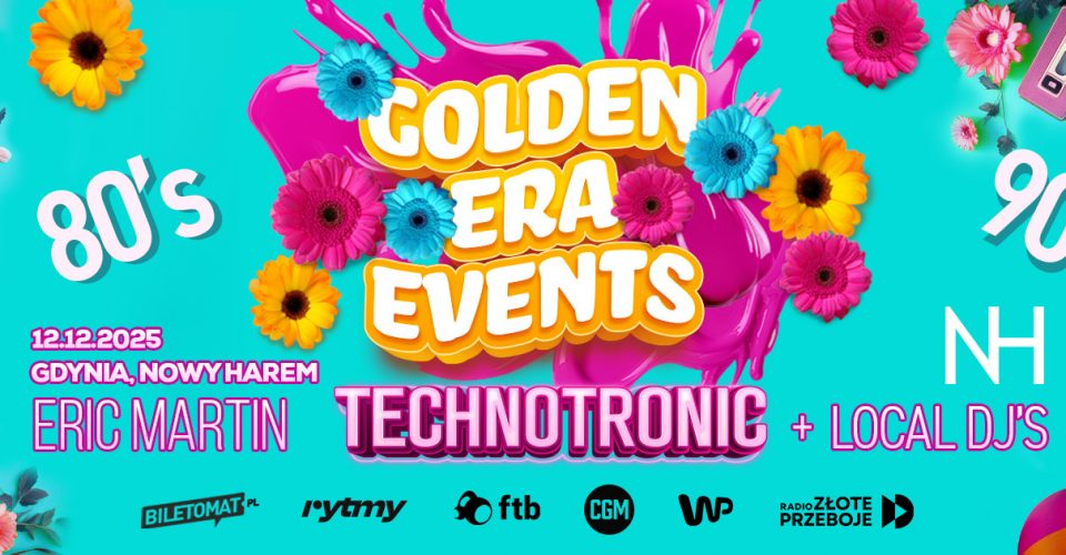 GOLDEN ERA EVENTS – Magiczne lata 90-te! | 12.12