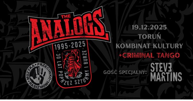 The Analogs + Criminal Tango + Steve Martins | Toruń