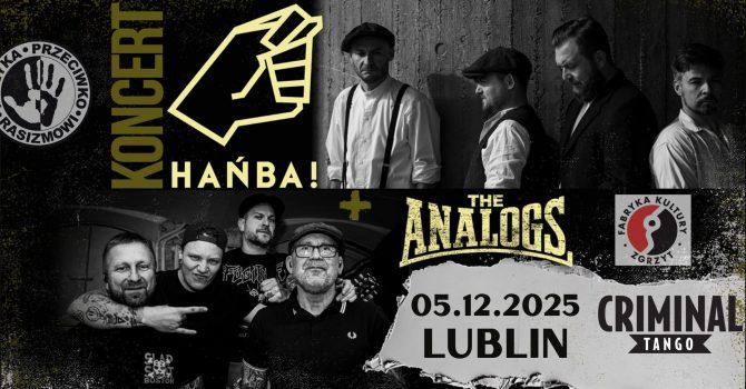The Analogs + HAŃBA! + Criminal Tango | Lublin