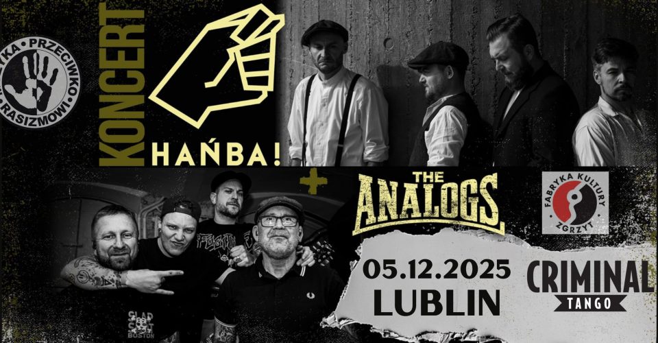 The Analogs + HAŃBA! + Criminal Tango | Lublin