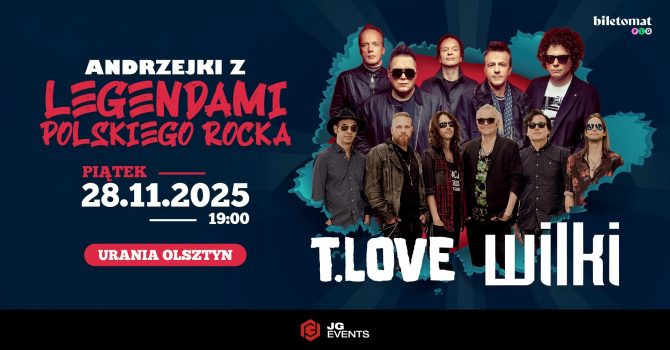 Andrzejki z Legendami Polskiego Rocka | Wilki, T.Love | Olsztyn