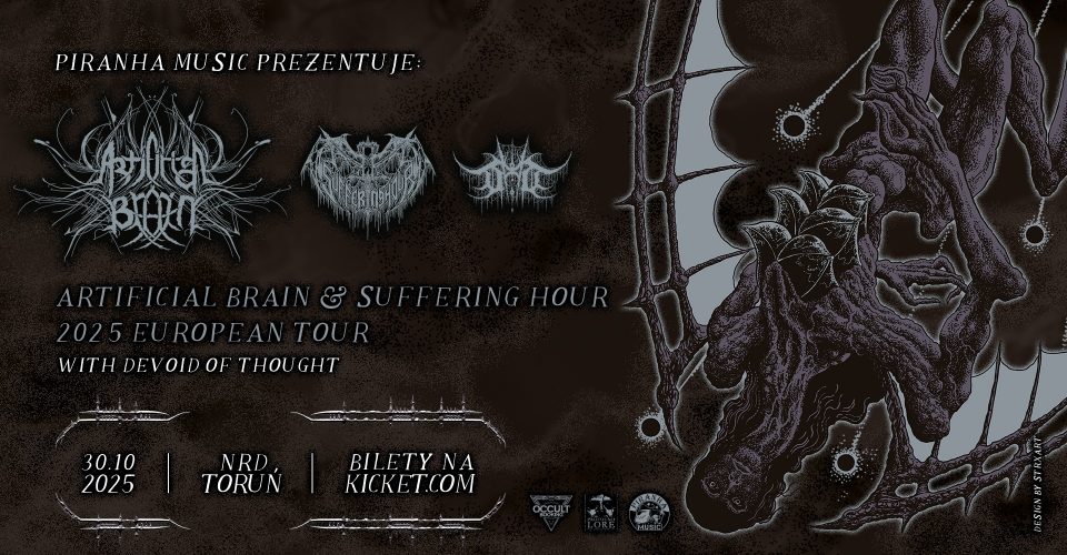 Artificial Brain, Suffering Hour, Devoid of Thought | Toruń