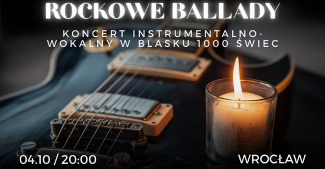 Koncert przy świecach – Rockowe ballady