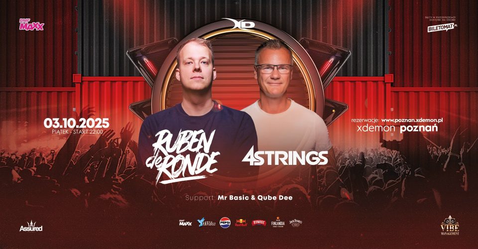 Special Guests: Ruben de Ronde & 4Strings | X-Demon Poznań
