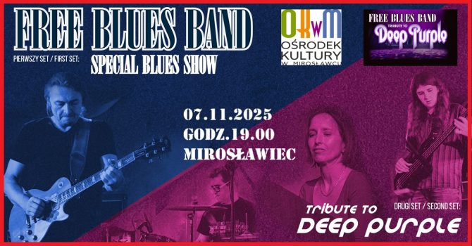 Free Blues Band - Tribute to Deep Purple | Special Blues Show | Mirosławiec