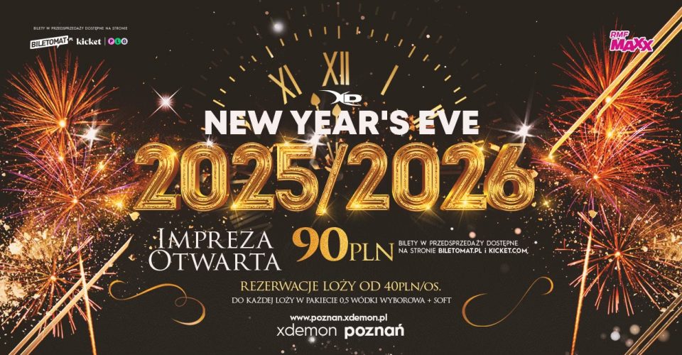 New Year's Eve 2025 / 2026 | X-Demon Poznań