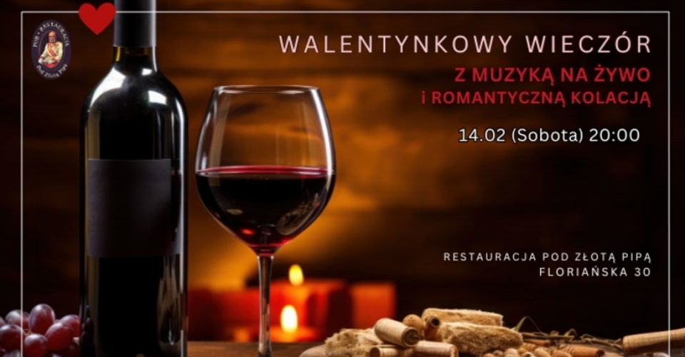 Walentynki - Romantyczna kolacja we dwoje