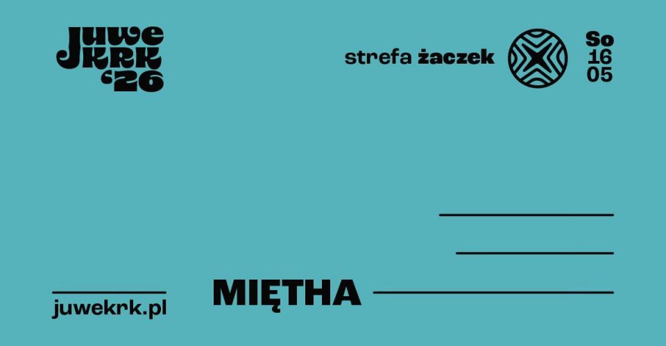 Juwenalia Krakoskie 2026 - STREFA ŻACZEK | JUWESOBOTA