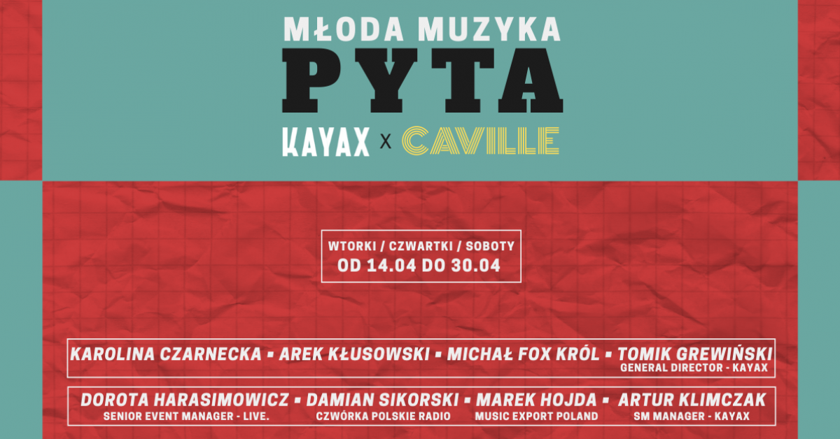 Młoda Muzyka Pyta – wyjątkowy projekt zespołu Caville oraz wytwórni Kayax