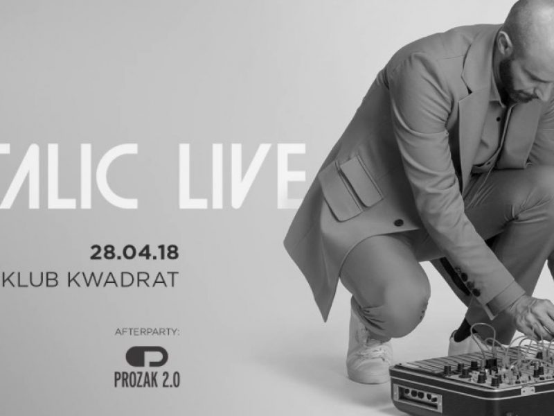 Vitalic LIVE x 4! Francuski DJ i producent w kwietniu rozkręci parkiety najlepszych polskich klubów.
