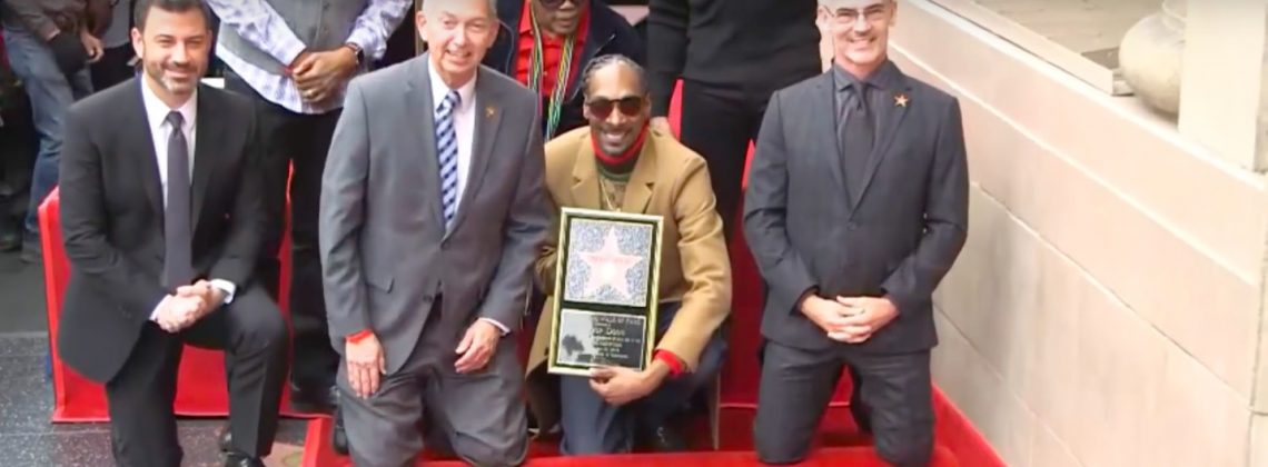 Snoop Dogg ma swoją gwiazdę na Hollywood Walk of Fame. Jego przemowa? Bezcenna!
