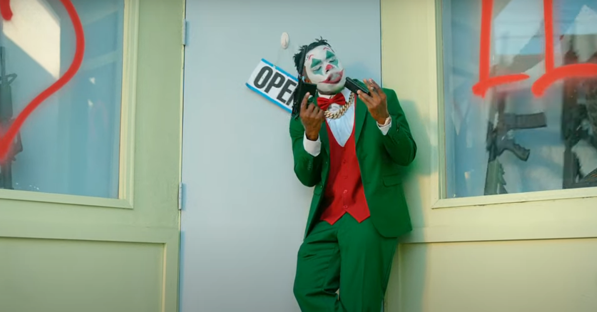 DaBaby jako Joker w nowym singlu. Gościnnie Lil Wayne